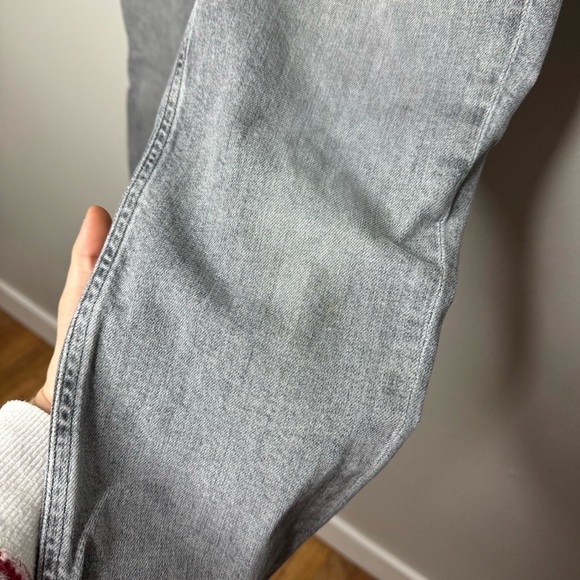 Agolde Nico High Rise Slim in Risk Grey Jeans - Picture 9 of 14